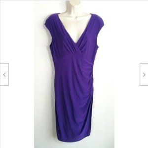 LAUREN RALPH LAUREN Sheath Dress Faux Wrap 4383E1M